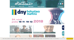 Desktop Screenshot of martinu.cz